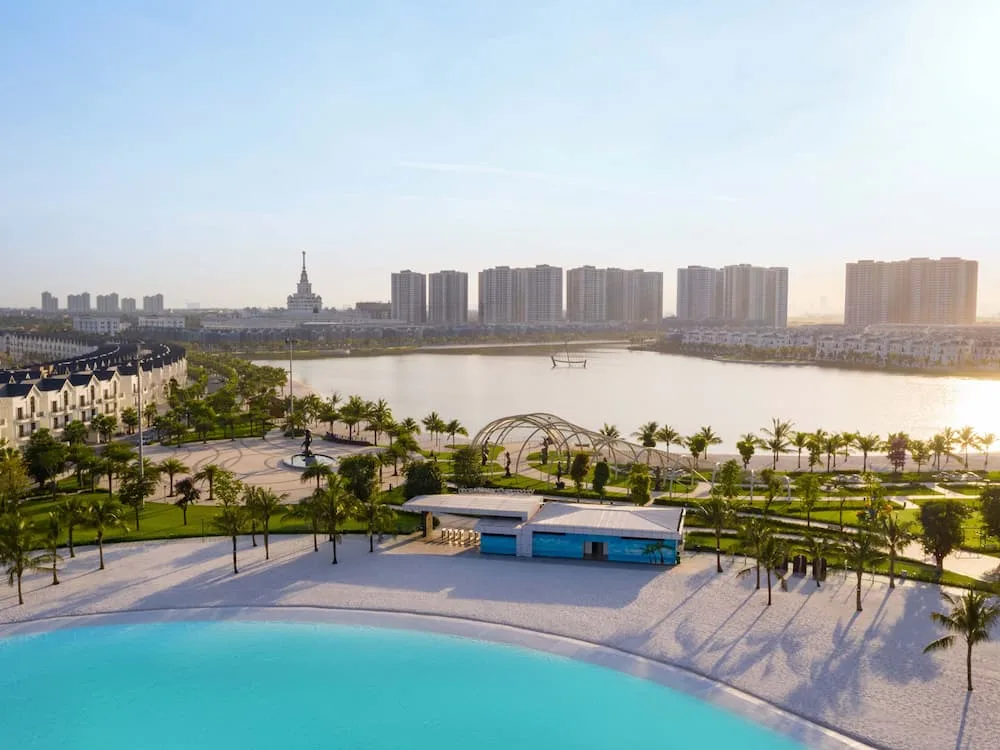 Cảnh quan hồ Ngọc Trai Vinhomes Ocean Park 1